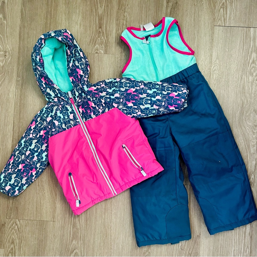 Kids Pink and Blue Jacket Set